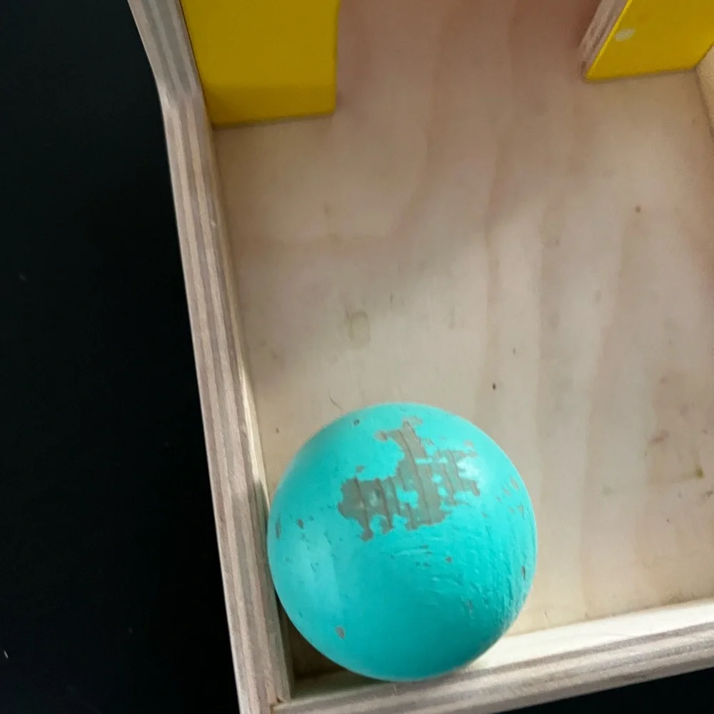 Lovevery Ball Drop Box from Inspector 7-8 Month Play Kit